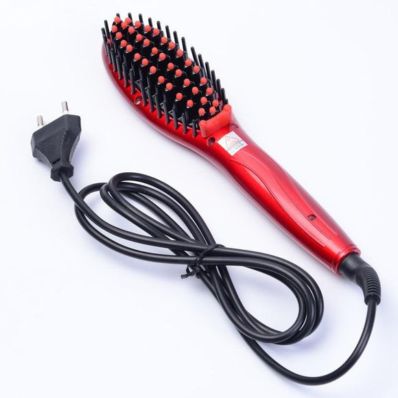 Hairbrush-Style Straightener